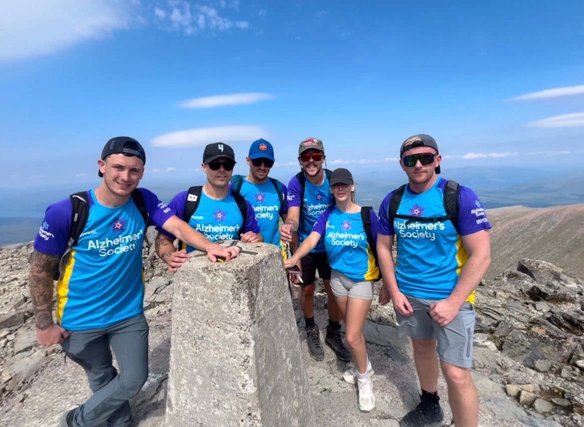 Local Group Conquers Three Peaks Challenge for Alzheimer's Society